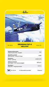 Heller 1/72 F6F Hellcat Plastic Model Kit