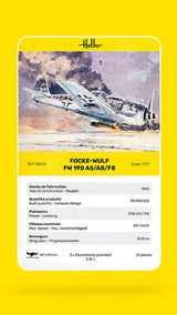 Heller 1/72 Focke-Wulf Fw190 A5/A8/F8 Plastic Model Kit