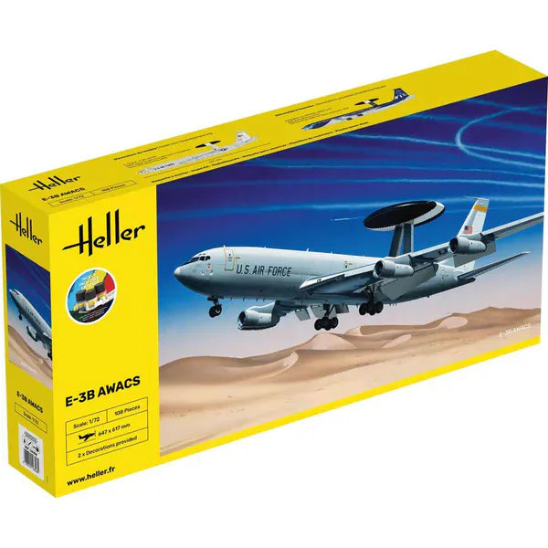 Heller 1/72 GIFT SET E-3B Awacs Plastic Model Kit