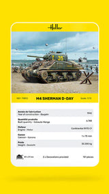 Heller 1/72 M4 Sherman D-Day Plastic Model Kit