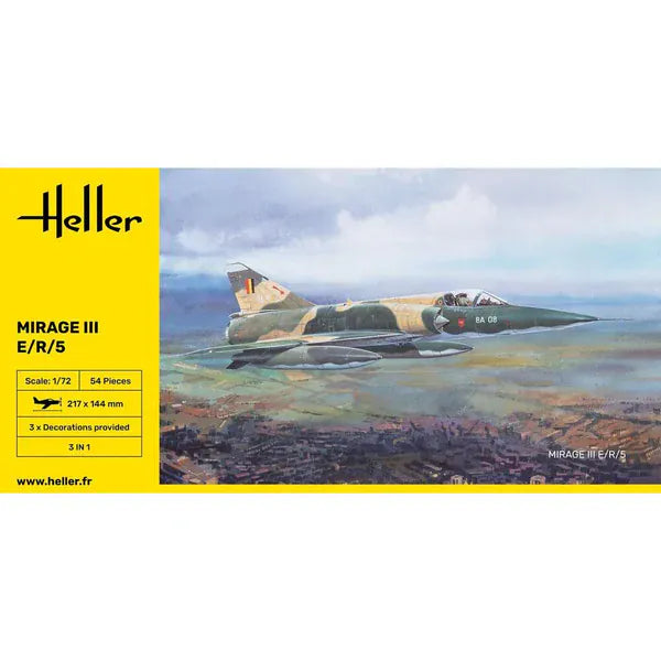 Heller 1/72 Mirage III E Plastic Model Kit