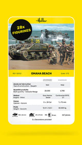 Heller 1/72 Omaha Beach Scene Plastic Model Kit