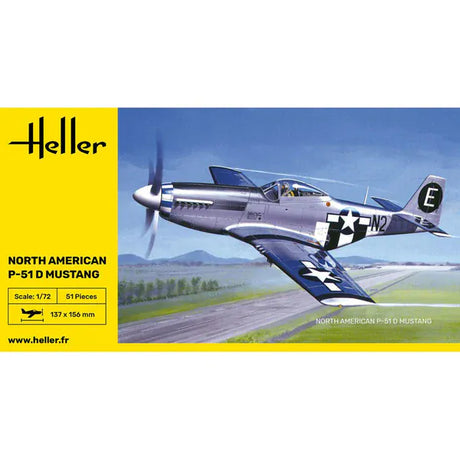 Heller 1/72 P-51D Mustang Plastic Model Kit