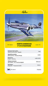 Heller 1/72 P-51D Mustang Plastic Model Kit