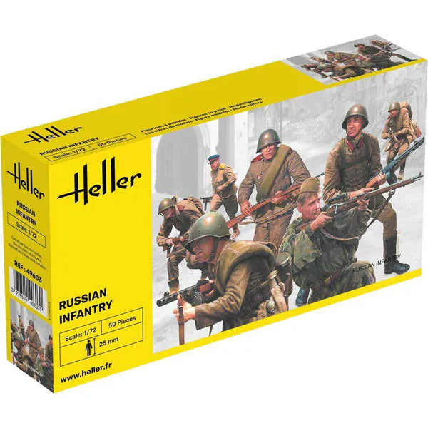 Heller 1/72 Russian Infantry Plastic Model Kit