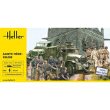 Heller 1/72 Sainte-Mere-Eglise Scene Plastic Model Kit