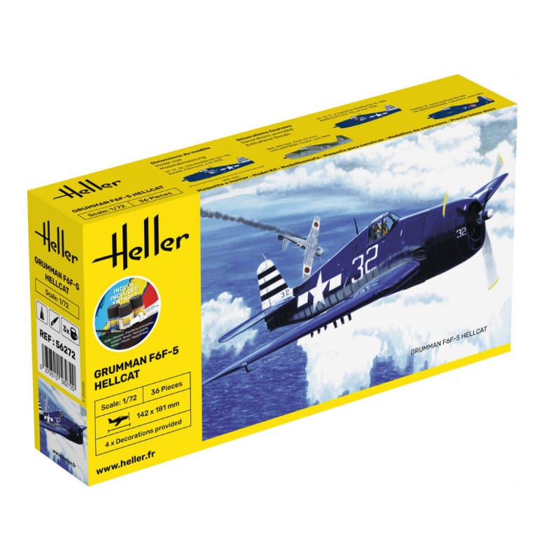 Heller HLL56272 F6F Hellcat 1/72