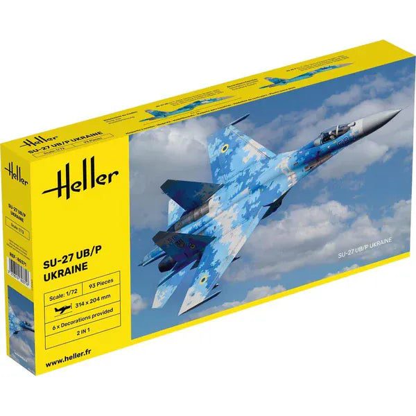 Heller 1/72 SU-27 UB/P Ukraine Plastic Model Kit
