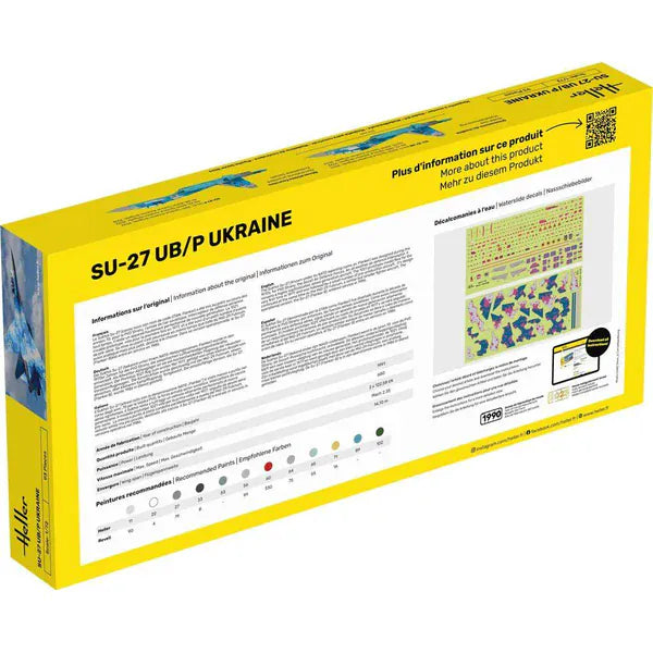Heller 1/72 SU-27 UB/P Ukraine Plastic Model Kit