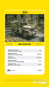 Heller 1/72 US GMC CCKW 353 Truck Plastic Model Kit