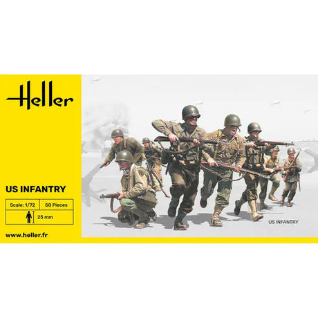 Heller 1/72 US Infantry Plastic Model Kit