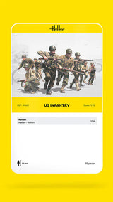 Heller 1/72 US Infantry Plastic Model Kit
