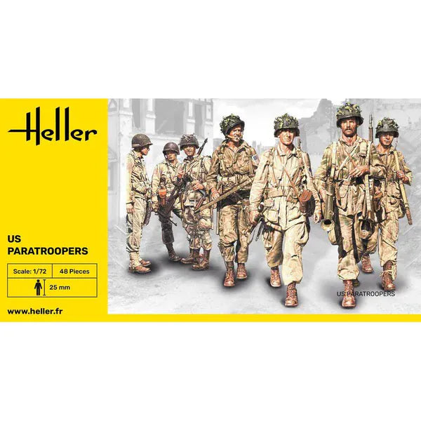 Heller 1/72 US Paratroopers Plastic Model Kit