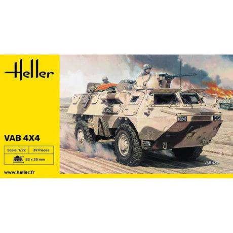 Heller 1/72 VAB 4x4 Plastic Model Kit