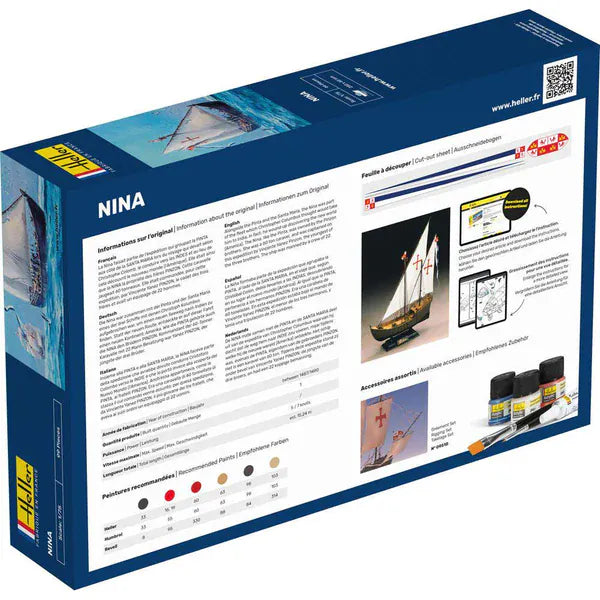 Heller 1/75 GIFT SET Nina Plastic Model Kit