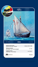 Heller 1/75 GIFT SET Nina Plastic Model Kit