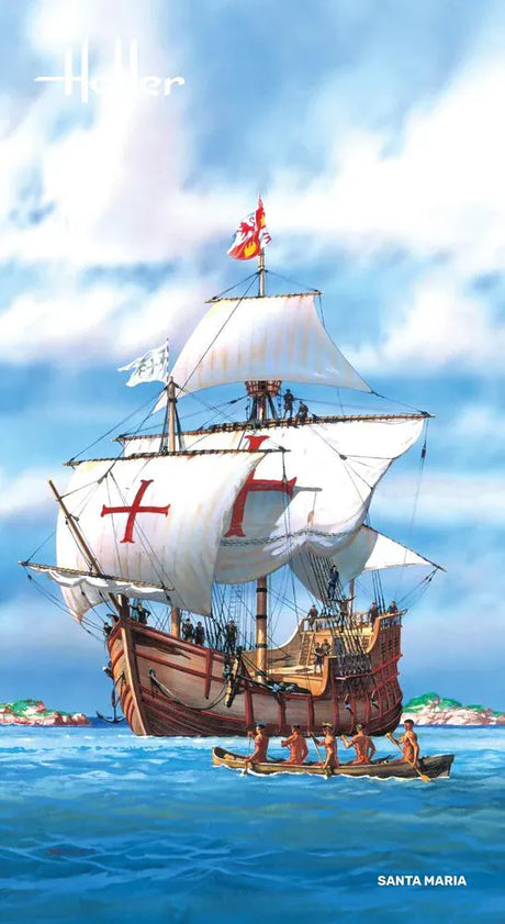 Heller 1/75 Santa Maria Plastic Model Kit