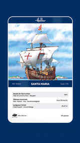 Heller 1/75 Santa Maria Plastic Model Kit