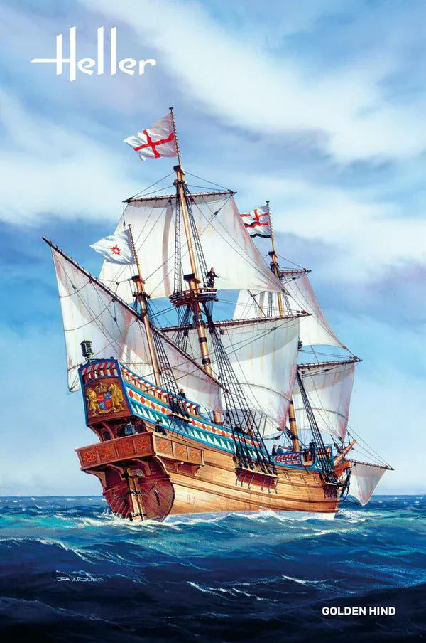 Heller 1/96 Golden Hind Plastic Model Kit