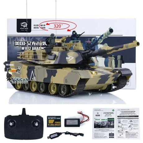 Heng Long 1/24 M1M2 Abrams Full Function RC Tank RTR - Hobbytech Toys