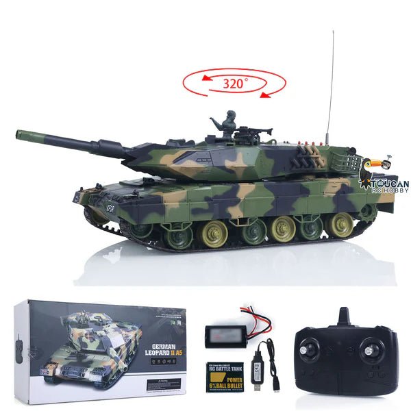 Heng Long 1/24 German Leopard Full Function RC Tank RTR - Hobbytech Toys
