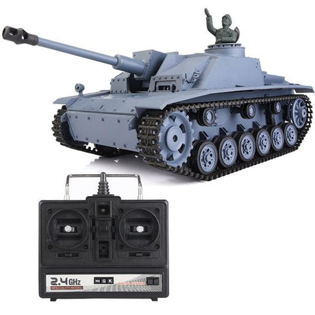 Henglong 1/16 German Stug III F8 RC Tank RTR (V7.0) - Hobbytech Toys