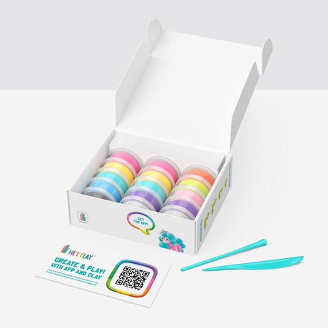 Hey Clay Rainbow Unicorns Set