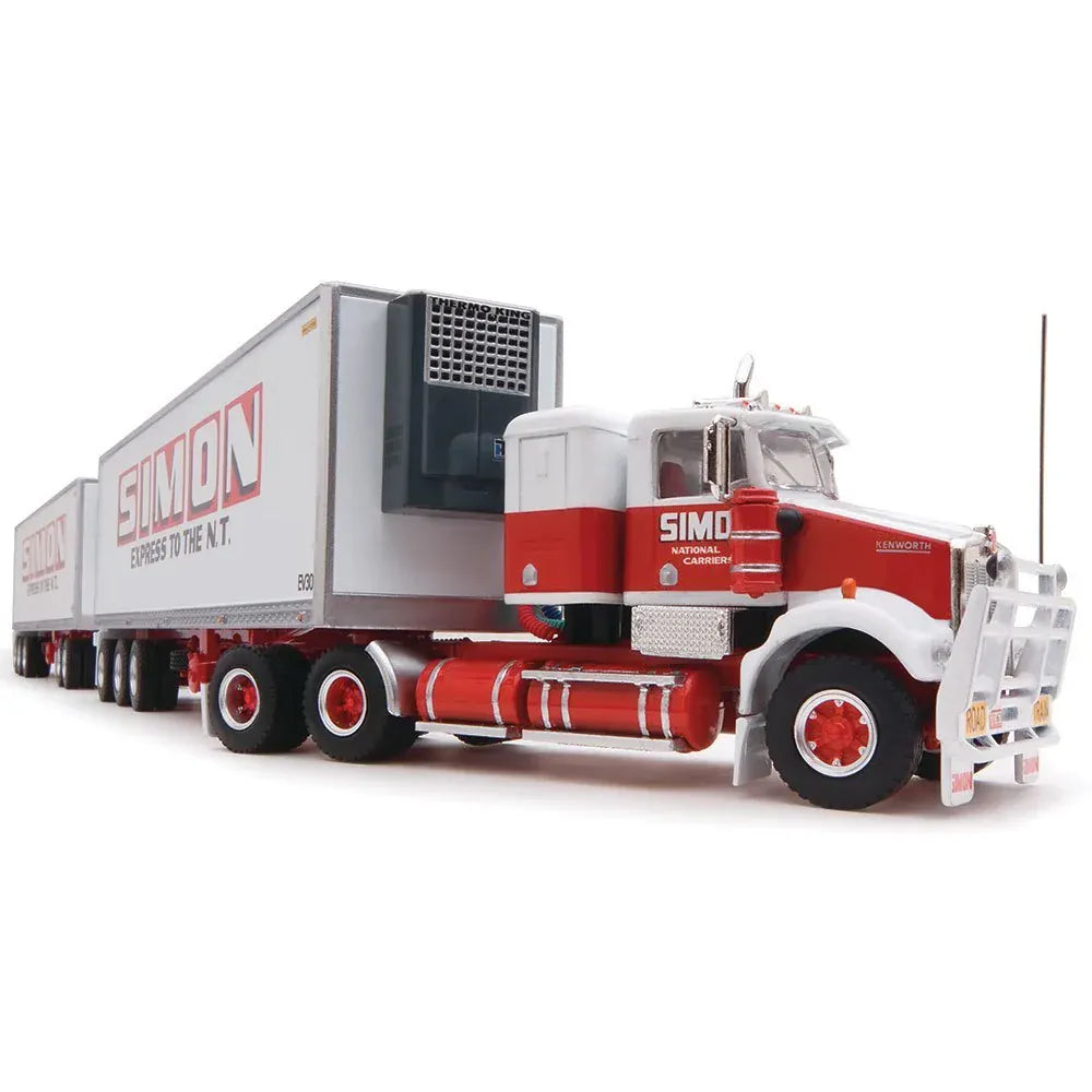 Highway Replicas 1/64 Scale Kenworth Freight Road Train – Simon National Carriers