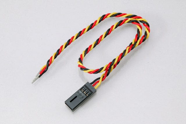 Hitec Twisted Heavy Duty Gold Pin Female Servo Connector HRC54608