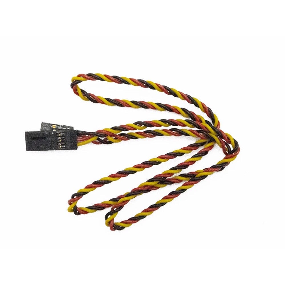 Hitec 24in Twisted Heavy Duty Servo Extension Lead HRC54611
