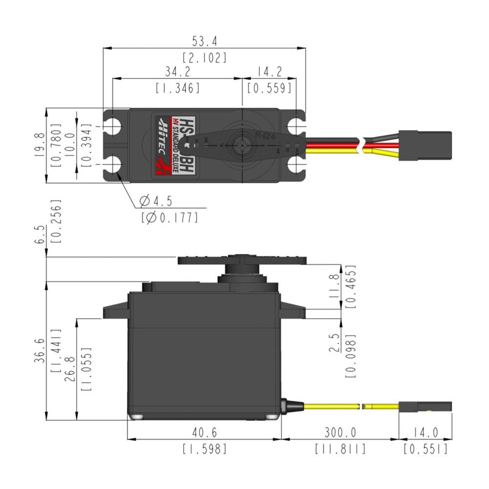 Hitec HS-430BH Standard HV Deluxe Servo