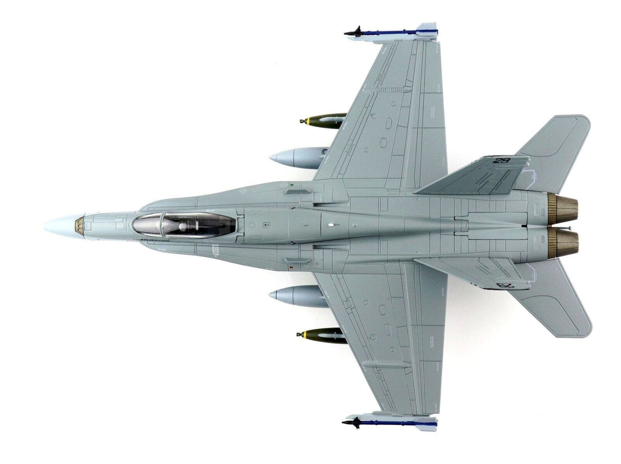 Hobby Master 3573 1/72 F/A - 18A Hornet Top Hat A21 - 29 75 Sqn. RAAF 1990 Diecast Model - Hobbytech Toys