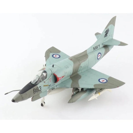 Hobby Master HA1430 1/72 Douglas A - 4G Skyhawk 883/N - 13 154904 VF - 805 HMAS Melbourne 1980 Diecast Model - Hobbytech Toys