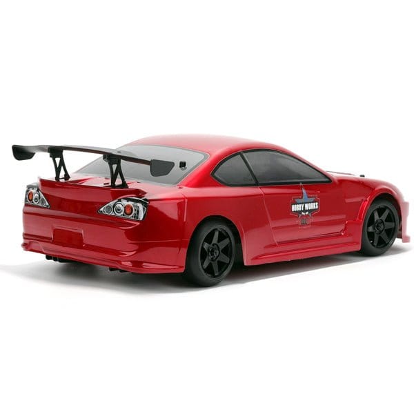 Hobby Works 1/10 GT - 03 4wd S15 RC Drift Car RTR - Red - Hobbytech Toys