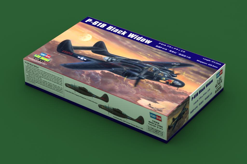 HobbyBoss 1/32 P - 61B Black Widow Plastic Model Kit [83209] - Hobbytech Toys