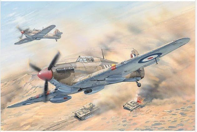HobbyBoss 1/48 Hawker Hurricane Mk.IId/Trop Plastic Model Kit [81780] - Hobbytech Toys