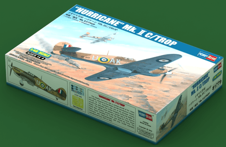 HobbyBoss 1/48 HURRICANE Mk.II C/TROP Plastic Model Kit - Hobbytech Toys