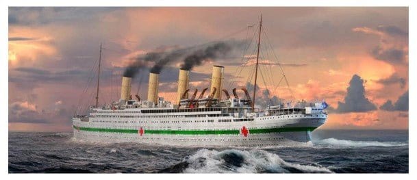 Hobby Boss 83422 HMHS BRITANNIC 1:700 Kit di modellismo Hobby Boss 83422 HMHS BRITANNIC 1:700 Kit di modellismo
