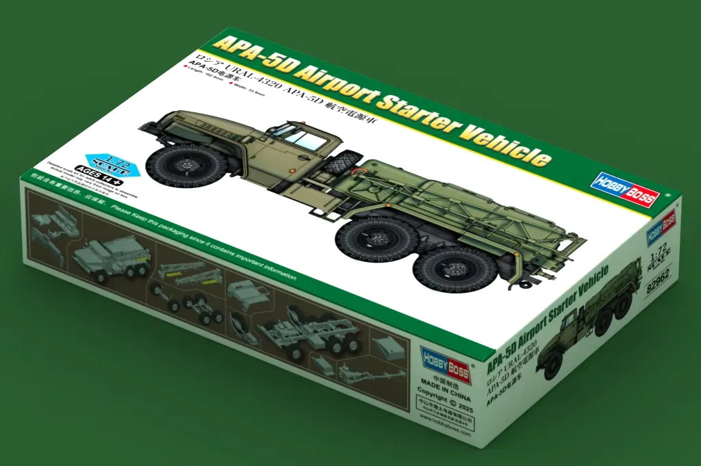 HobbyBoss 1/72 APA-5D Airport Starter Vehicle Plastic Model Kit [82962]