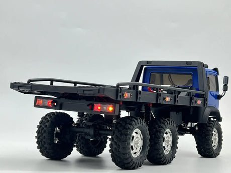 HobbyPlus 1/18 CR-18P 6X6 Flatbed (Blue) Brushed