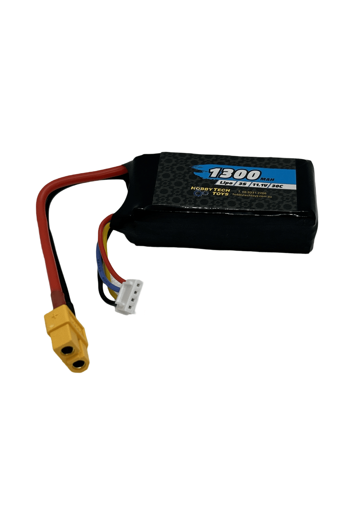 Hobbytech 1300mah 3S 11.1v 30c Softcase Lipo Battery - XT60
