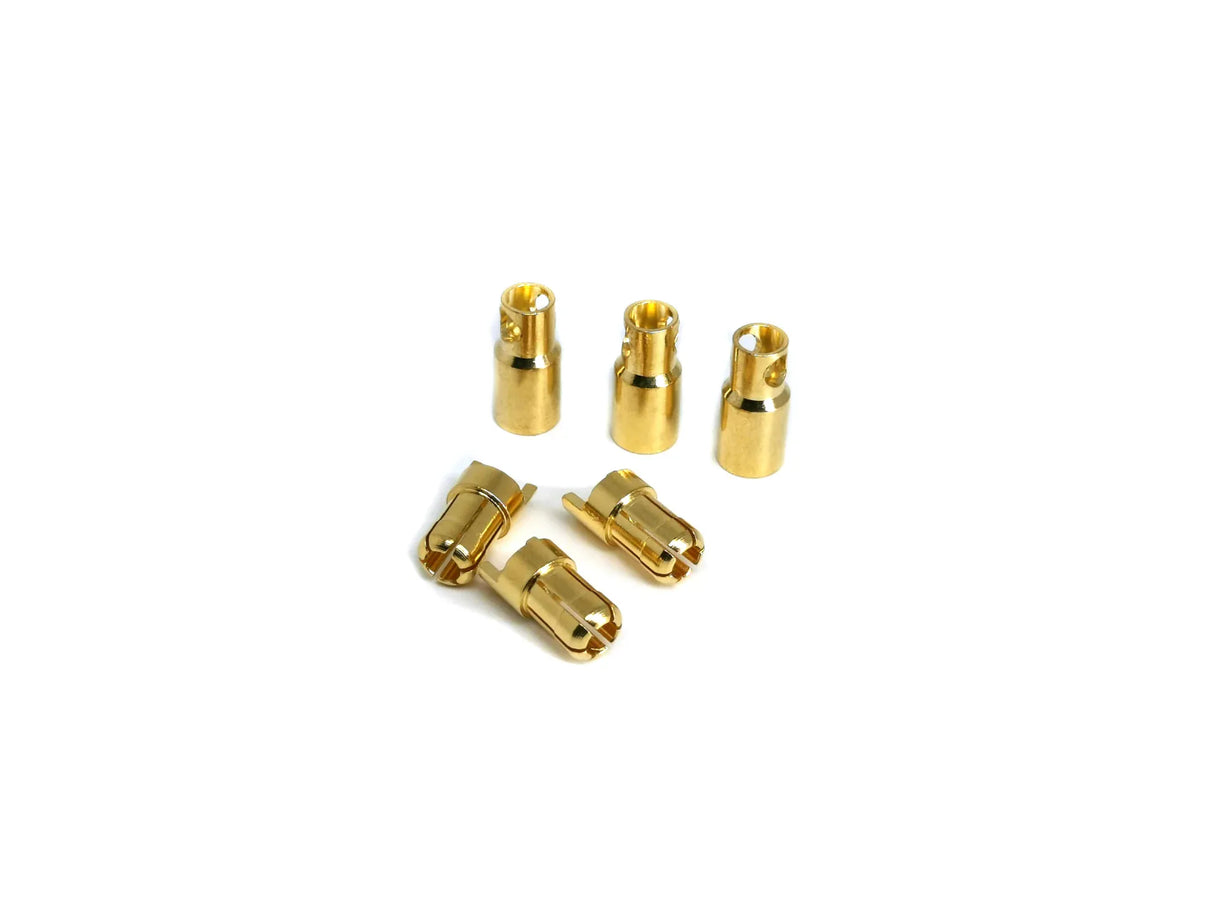 Hobbytech 6.0mm Gold Bullet Connectors - 3 Pairs