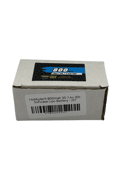 Hobbytech 800mah 2S 7.4v 30c Softcase Lipo Battery - JST