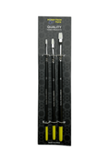 Hobbytech Synthetic Flat Paint Brush Set - 3x Flat Brushes