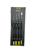 Hobbytech Synthetic Starter Paint Brush Set - 3x Round & 1x Flat