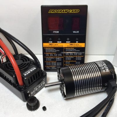 Hobbywing 120A waterproof brushless ESC and 3660 4000kV motor combo HWAP120BL4000