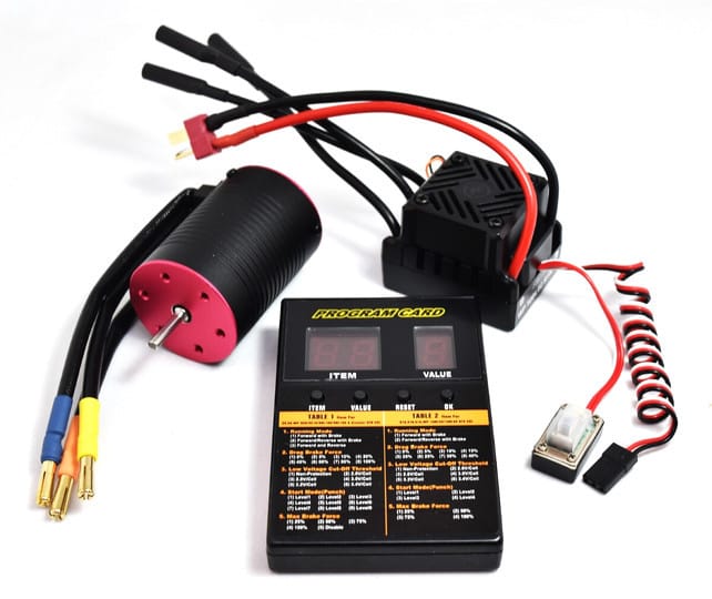 Hobbywing 60A Waterproof Brushless ESC and 3652SL 3250kV Motor Combo HWAP60BL3250