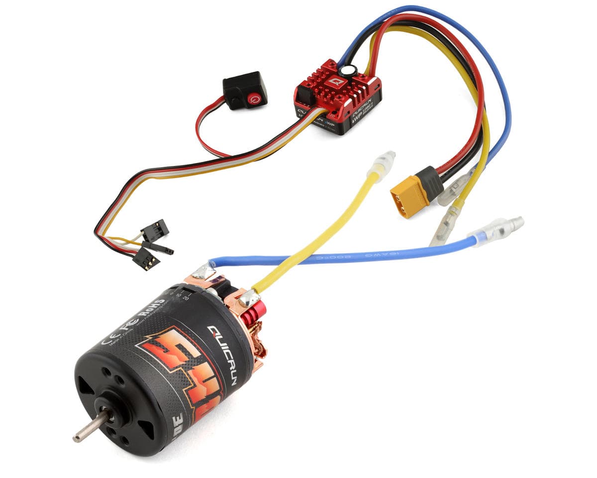 Hobbywing QuicRun 1080 G2 ESC and 540 40T brushed motor combo