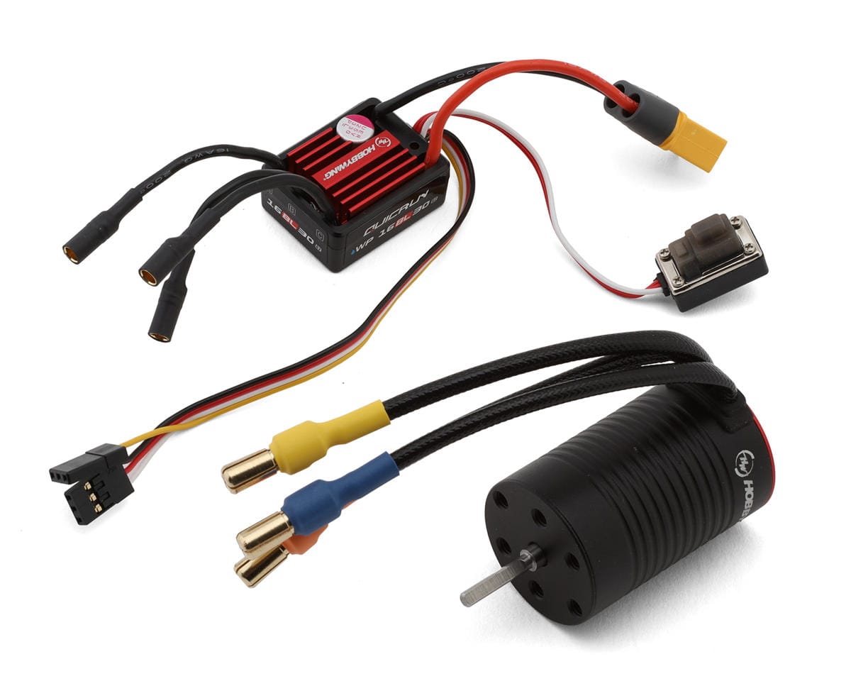 Hobbywing QuicRun 16BL30 G2 ESC and 2030SL 7800kV G2 motor combo 38030006