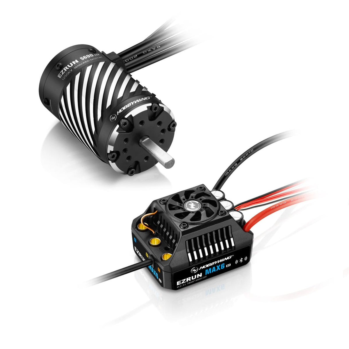 Hobbywing EZRun MAX6 G2 200A ESC and 5690SD G2 1250KV motor combo 38010804